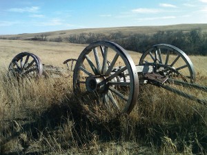 Wagon on Prairie